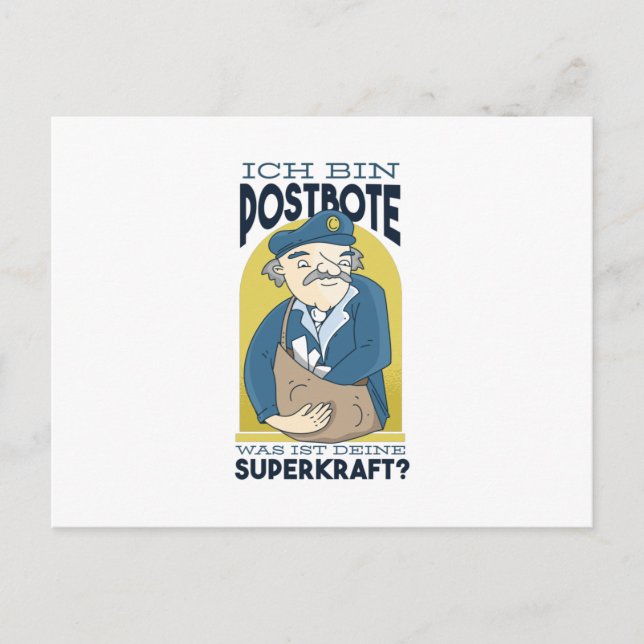 Cartão Postal Postman (Frente)