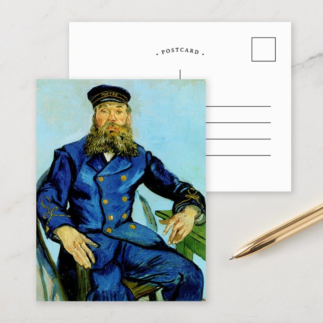 Cartão Postal Postman Joseph Roulin | Vincent van Gogh (Criador carregado)
