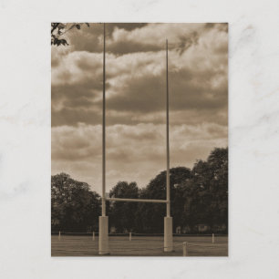 Cartão Postal Posto de gol do Rugby na Rugby School