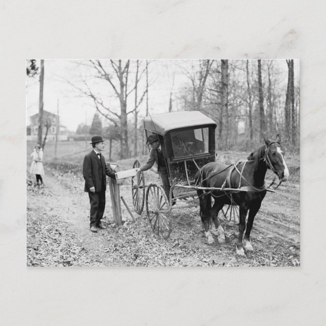 Cartão Postal Posto de Parcelas do Departamento do posto (Frente)