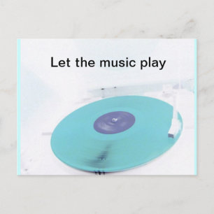 Cartão Postal Posto de vinilo