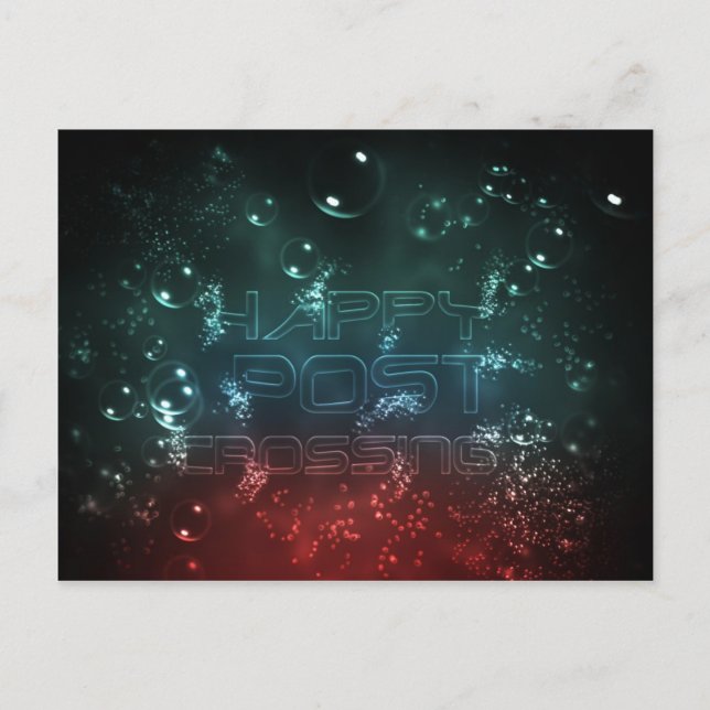 Cartão postal "Posto submarino" (Frente)