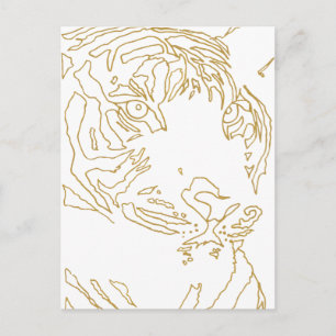 Cartão Postal Posto Tiger