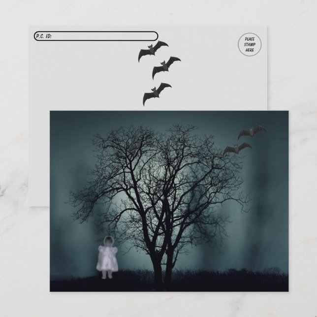 Cartão Postal Postrosing Ghost Toddler (Frente/Verso)