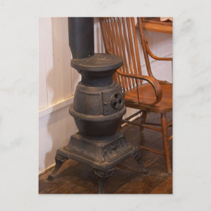 Cartão Postal Pote Belly Stove