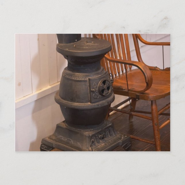 Cartão Postal Pote Belly Stove (Frente)