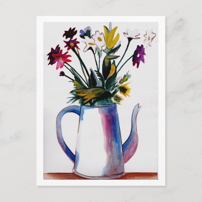 Cartão Postal Pote de café (Frente)