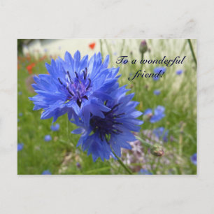 Cartão Postal Potência de Cornflower!