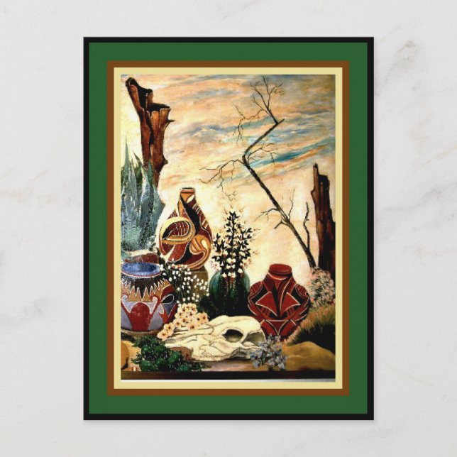 Cartão Postal Potência do Deserto - Belas Artes (Frente)