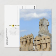 Potes de Chaminé La Pedrera, Barcelona, Espanha -
