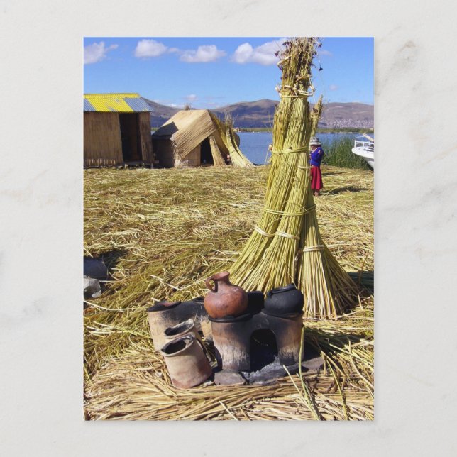 Cartão Postal potes do los uros (Frente)