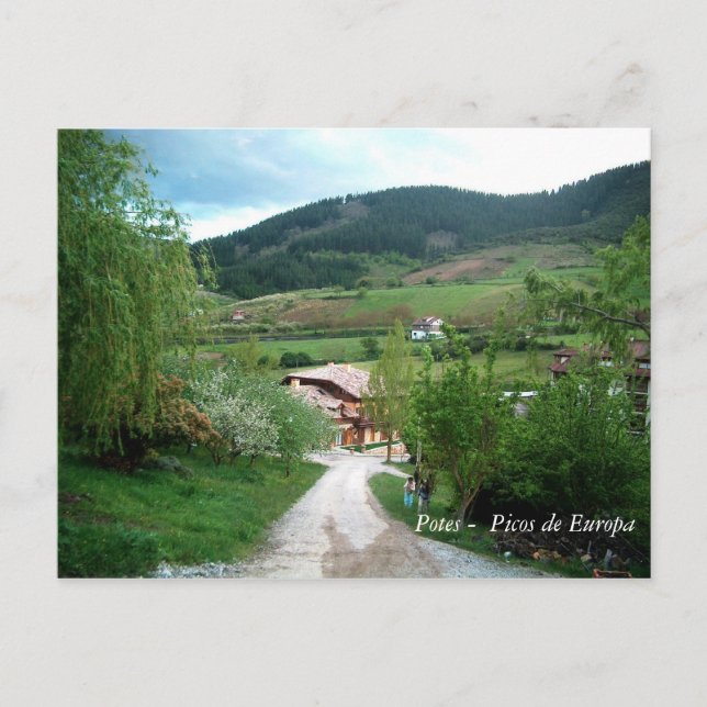 Cartão Postal Potes - Picos de Europa (Frente)
