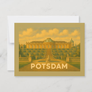 Cartão Postal Potsdam Germany City Art