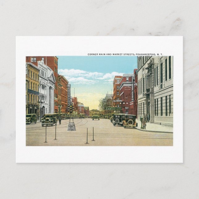 Cartão Postal Poughkeepsie, NY (Frente)