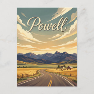 Cartão Postal Powell, Wyoming