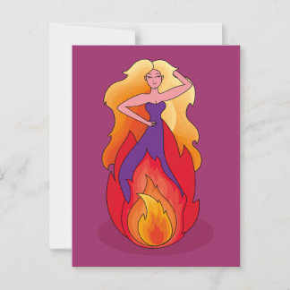 Cartão Postal Power women postcard