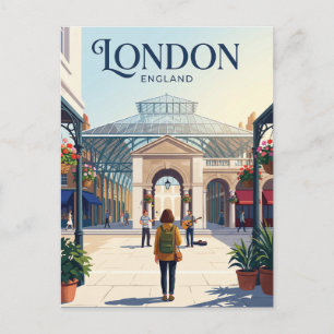 Cartão Postal Praça Covent Garden Reino Unido