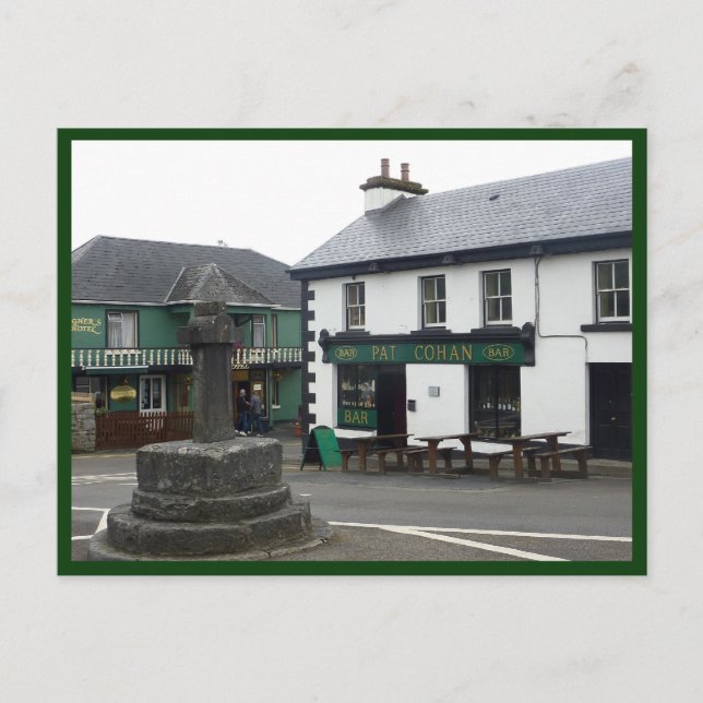 Cartão Postal Praça da Aldeia Cong (Homem Silencioso) (Frente)