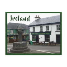 Praça da Aldeia Cong (Homem Silencioso) com texto