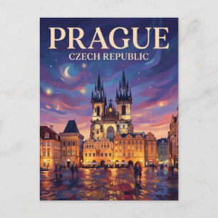 Cartão Postal Praça da Cidade Velha de Praga República Tcheca