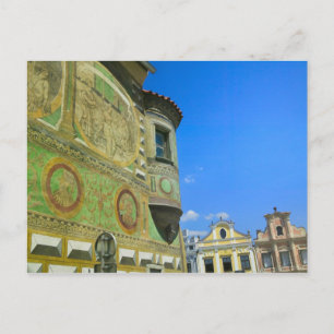 Cartão Postal praça da cidade velha rodeada pelo século XVI