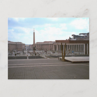 Cartão Postal Praça da rua Peter, da Basilica