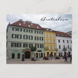 Cartão Postal praça de Bratislava
