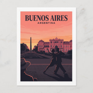 Cartão Postal Praça de Maio, Buenos Aires Argentina Viagem