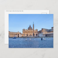 Praça de São Pedro na Cidade do Vaticano - Roma, I
