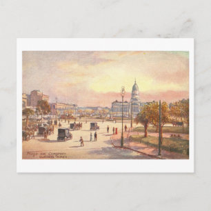 Cartão Postal Praça do Congresso antiga, Buenos Aires