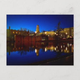 Cartão Postal Praça do Templo da Piscina Refletindo