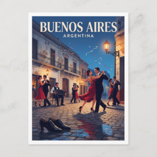 Cartão Postal Praça Dorrego, San Telmo, Buenos Aires Argentina