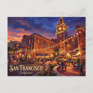 Cartão Postal Praça Ghirardelli EUA