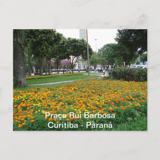 Cartão Postal Praça Rui Barbosa (Frente)