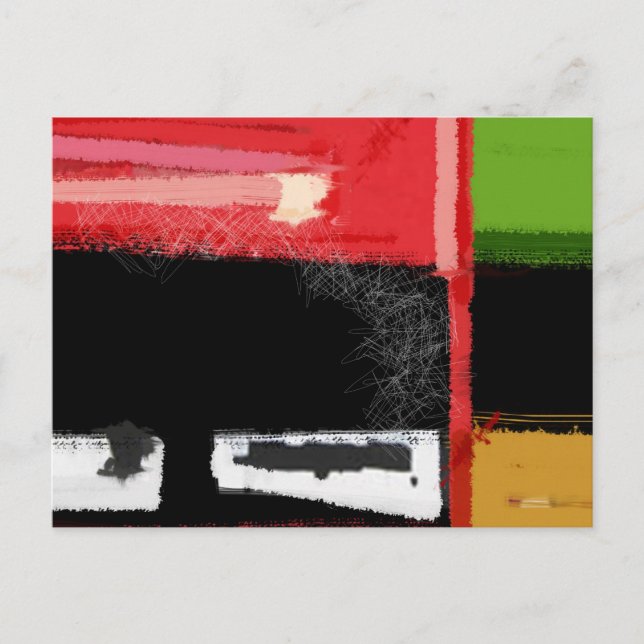 Cartão Postal Praça Verde e Vermelha (Frente)