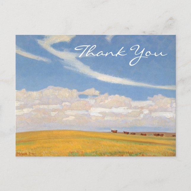 Cartão Postal Pradaria de Dixon Depois da Tempestade (Frente)