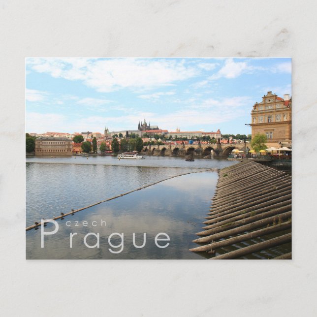 Cartão Postal Praga 004, Foto Checa (Frente)