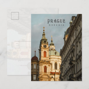 Cartão Postal Praga Arquitetura Histórica, Chéquia viagem
