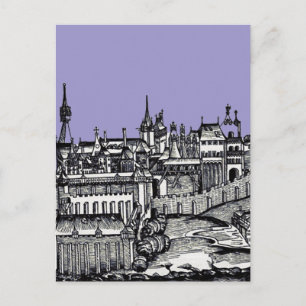 Cartão Postal Praga capital medieval da República Checa