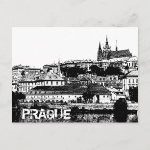Cartão Postal Praga, Cidade Velha, Castelo Hradcany / República 