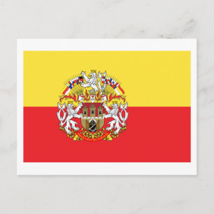 Cartão Postal Praga Flag
