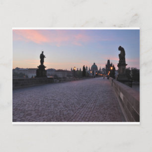 Cartão Postal Praga por amanhecer