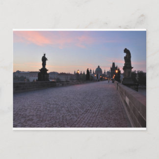 Cartão Postal Praga por amanhecer