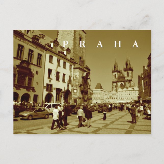 Cartão Postal Praga, República Checa (Frente)