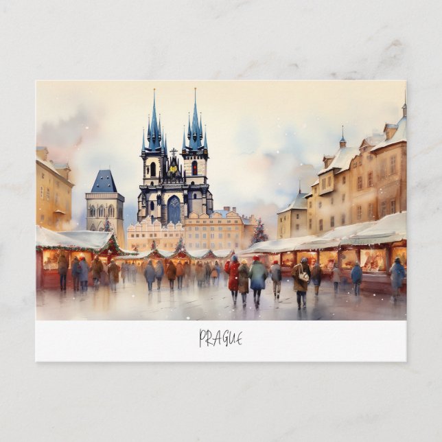 Cartão Postal Praga, República Checa (Frente)