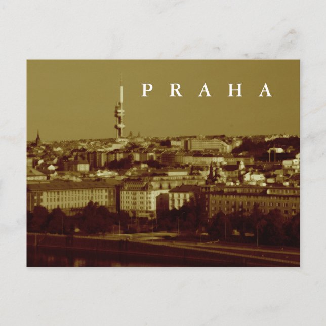 Cartão Postal Praga, República Checa (Frente)