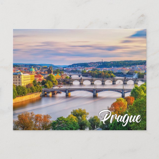 Cartão Postal Praga, República Tcheca (Frente)