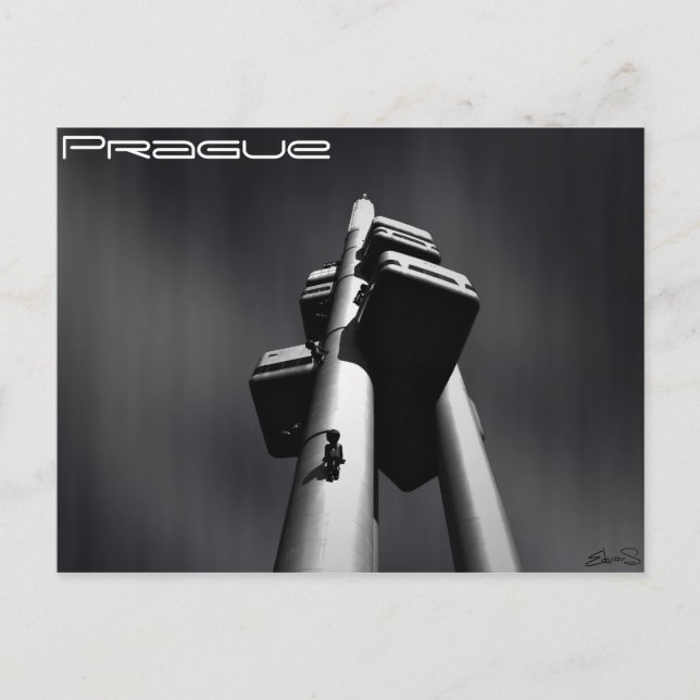 Cartão postal Praga TV Tower (Frente)