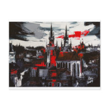 Praga. Uma vista a partir da janela