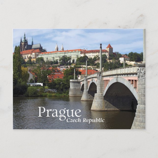 Cartão Postal Prague Castle, República Checa (Frente)